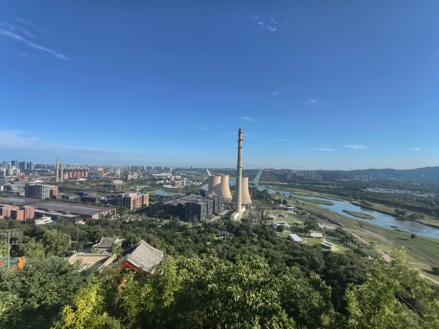 Shougang Park,Yongding River & Shijingshan Hill
